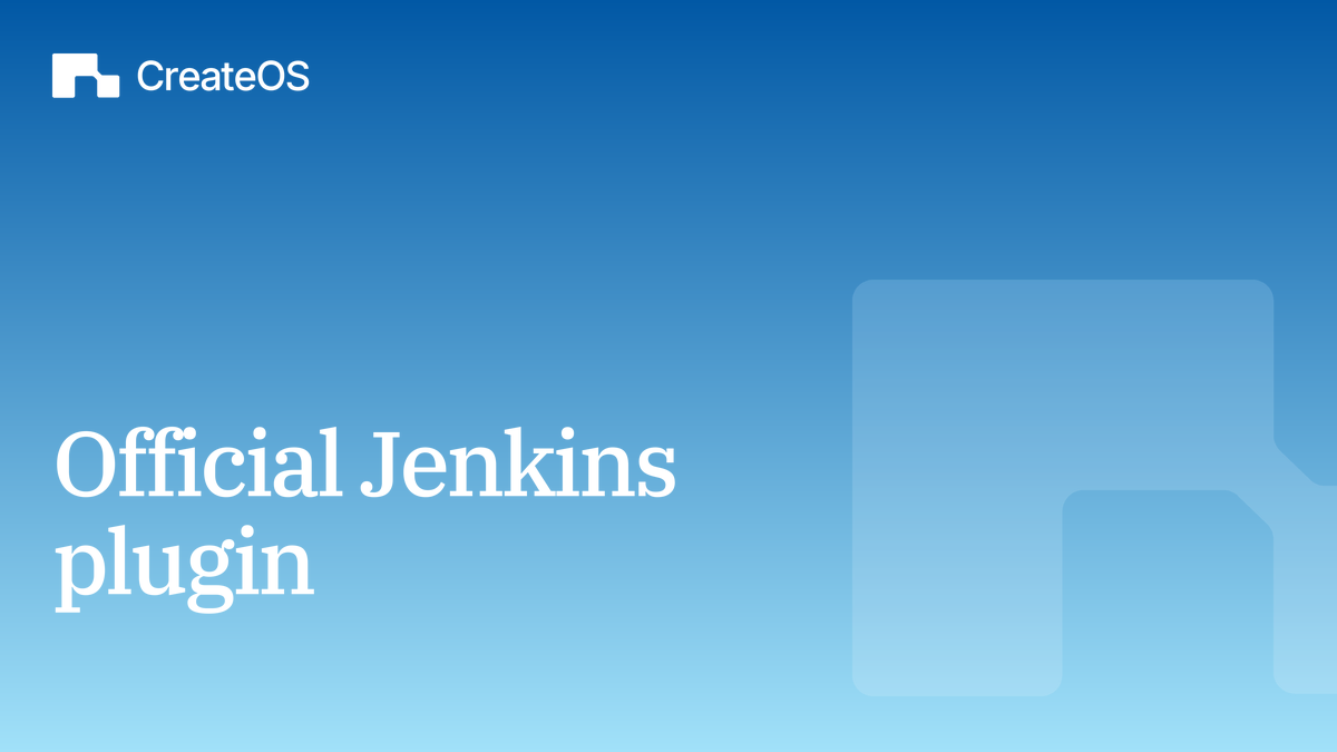CreateOS Sandbox Jenkins plugin: ephemeral microVMs as build agents